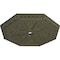 Ekena Millwork Spring Octagonal Ceiling Medallion (Canopies up to 3"), 29 1/8"OD x 2 1/4"ID x 1 1/8"P, Witch Hazel CM30SPWHF - alternate 4
